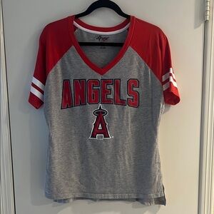 Los Angeles Angels Of Anaheim Women’s V-Neck T-Shirt